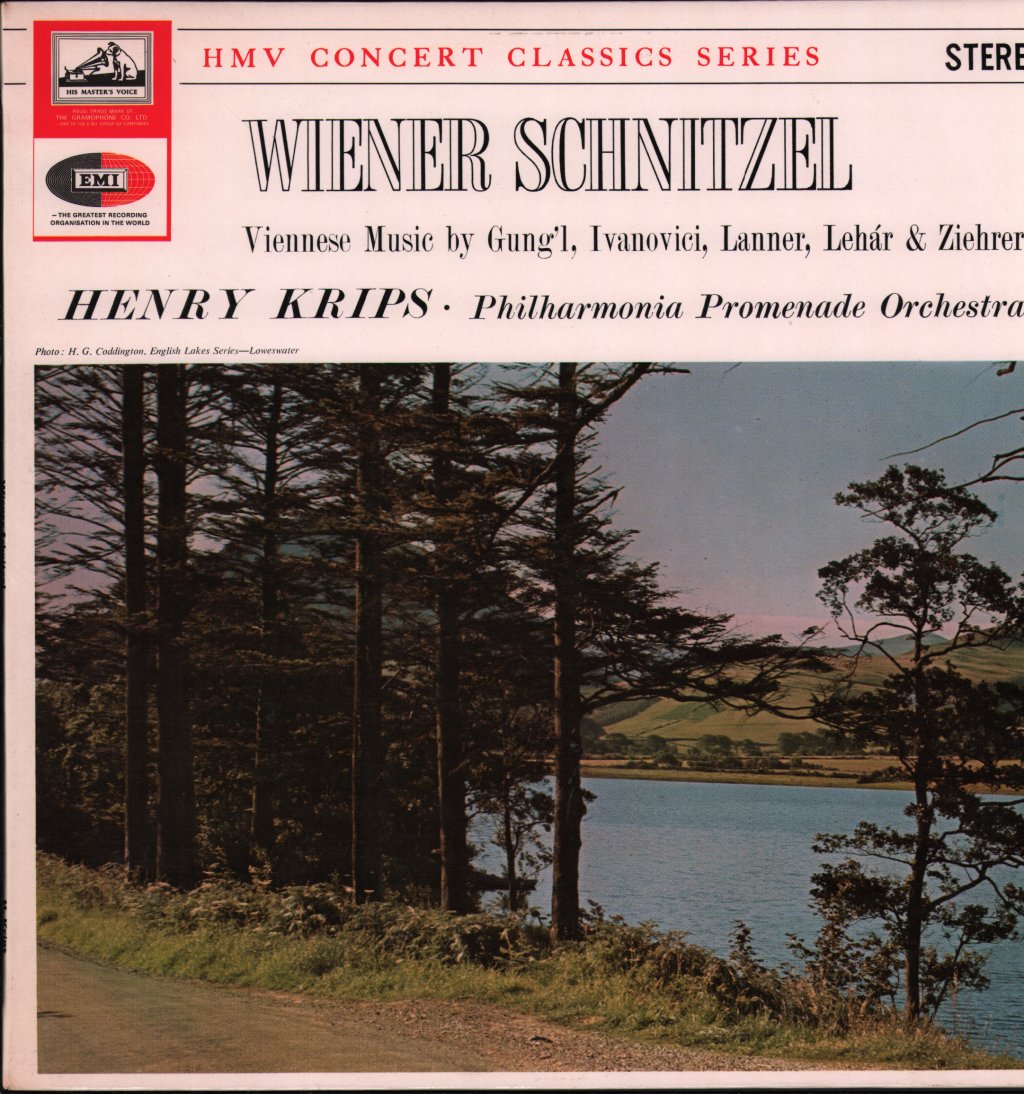 Henry Krips / Philharmonia Promenade Orchestra - Wiener Schnitzel - Viennese Music by Gung'l, Ivanovici, Lanner, Lehar & Ziehrer - Lp