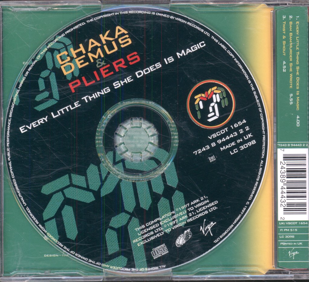 Chaka Demus And Pliers - Every Little Thing She Does Is Magic - Cd