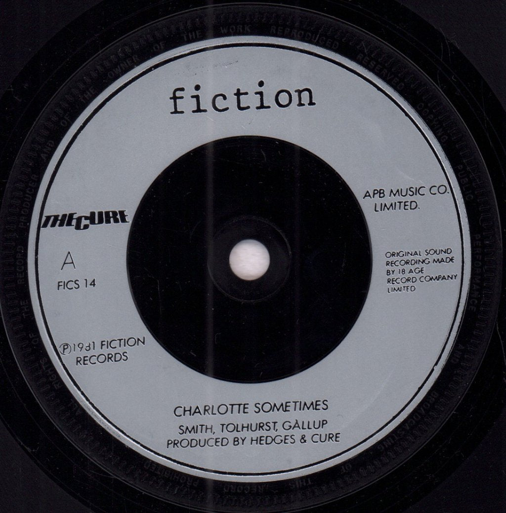 Cure - Charlotte Sometimes - 7 Inch