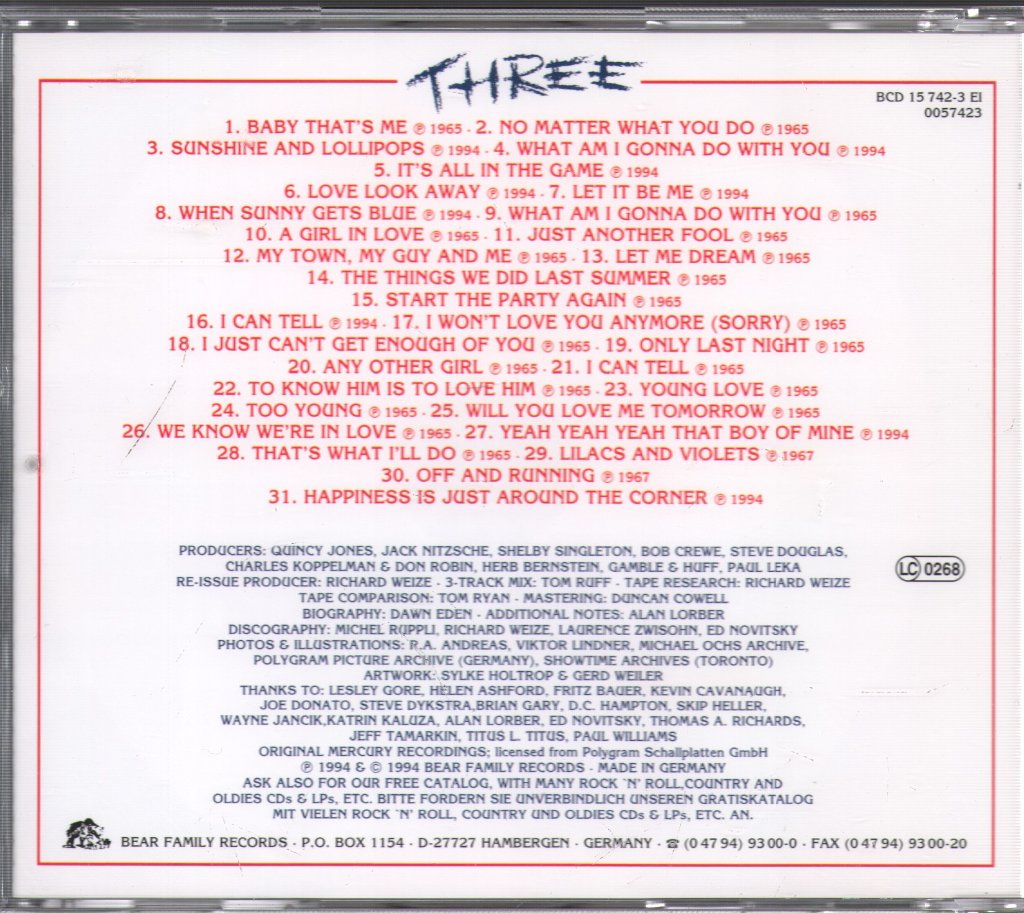 Lesley Gore - It's My Party! - Cd Box Set
