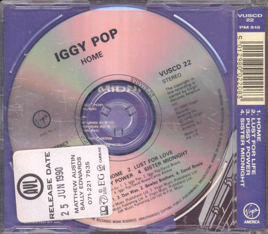 Iggy Pop - Home - Cd