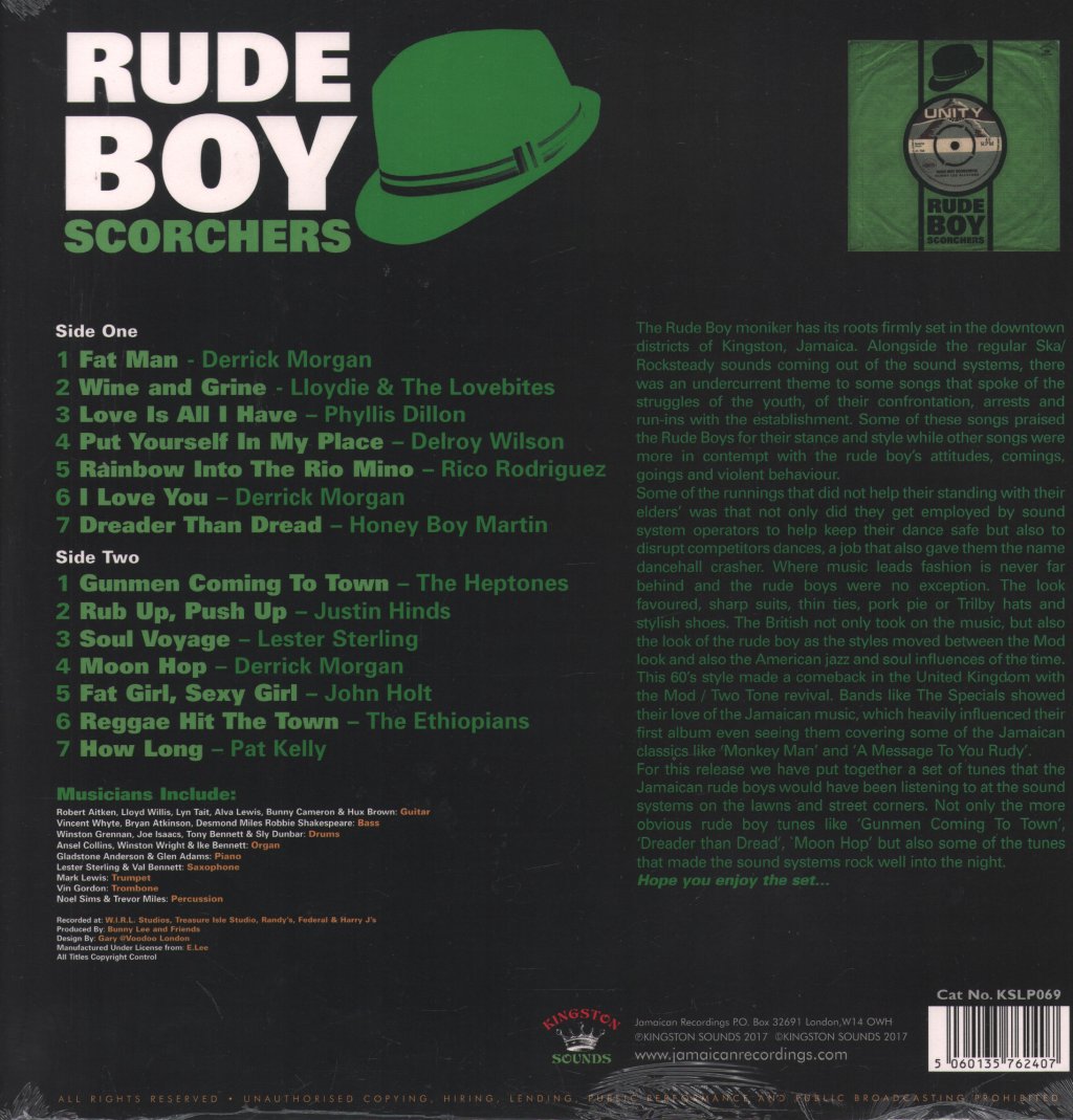 Various Artists - Rude Boy Scorchers - Lp