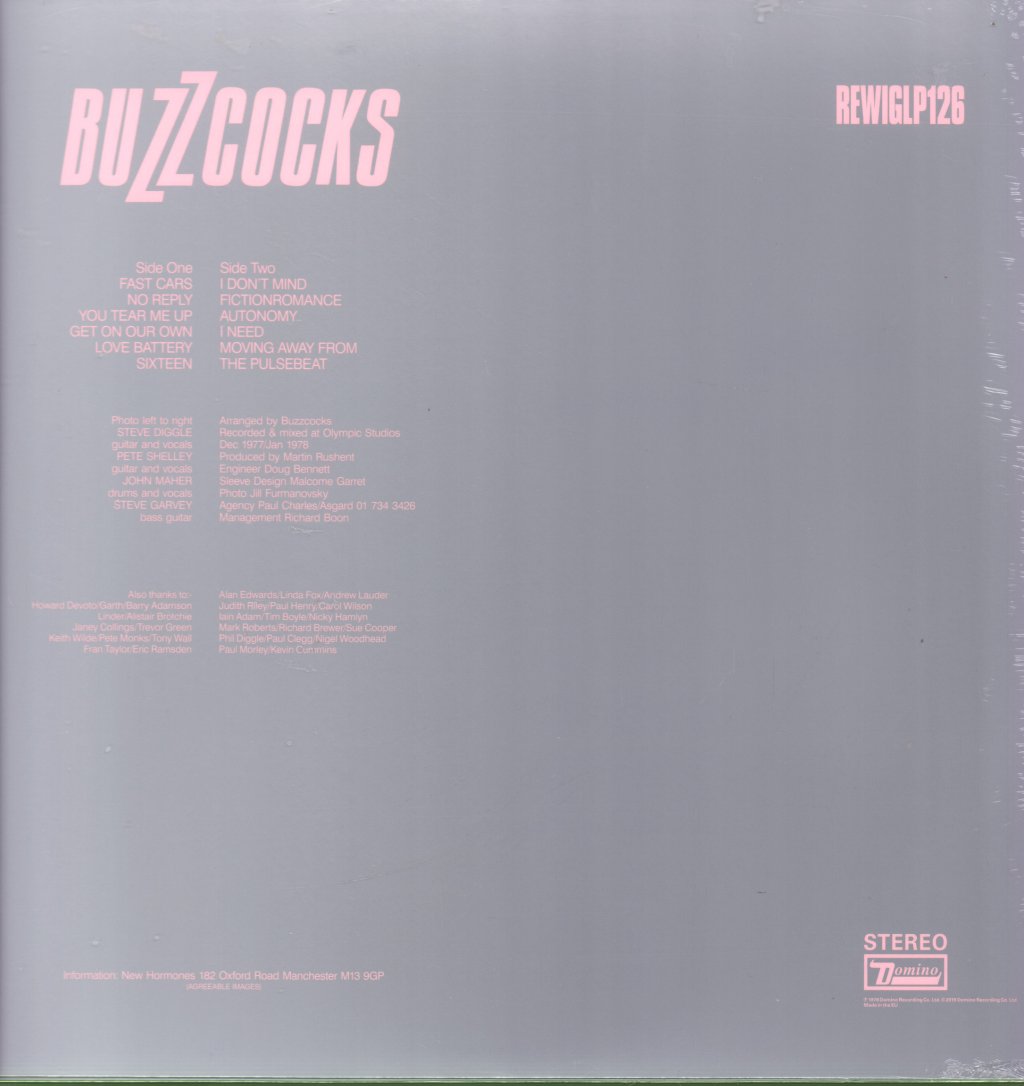 Buzzcocks - Another Music In A Different Kitchen - Lp