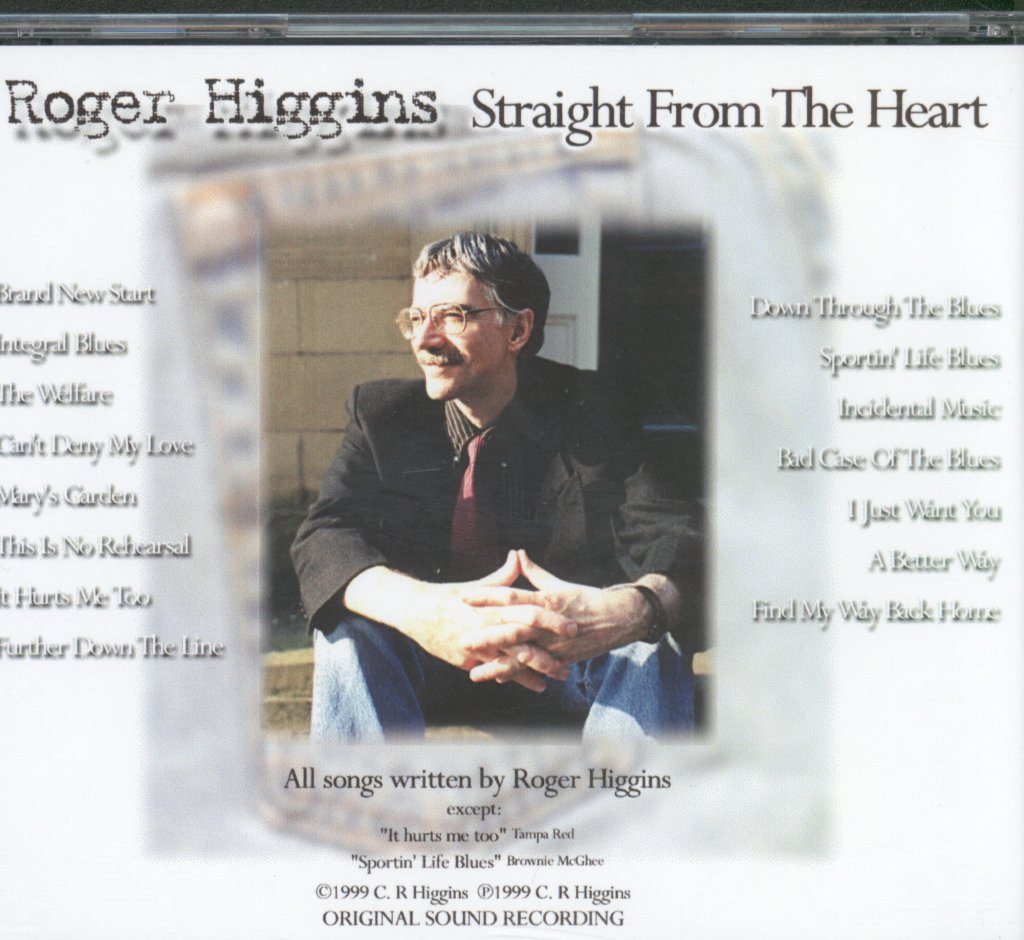 Roger Higgins - Straight From The Heart - Cdr