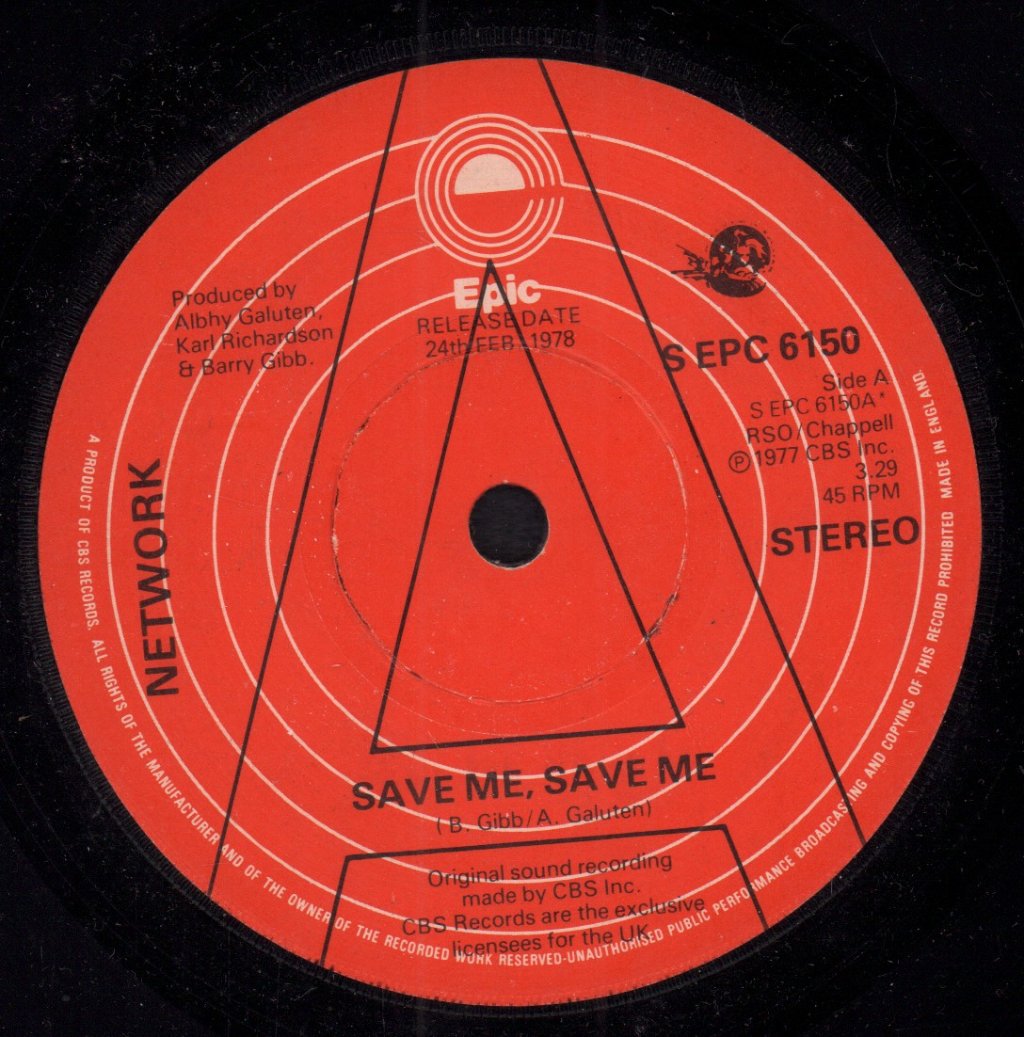 Network (70'S Group) - Save Me Save Me - 7 Inch