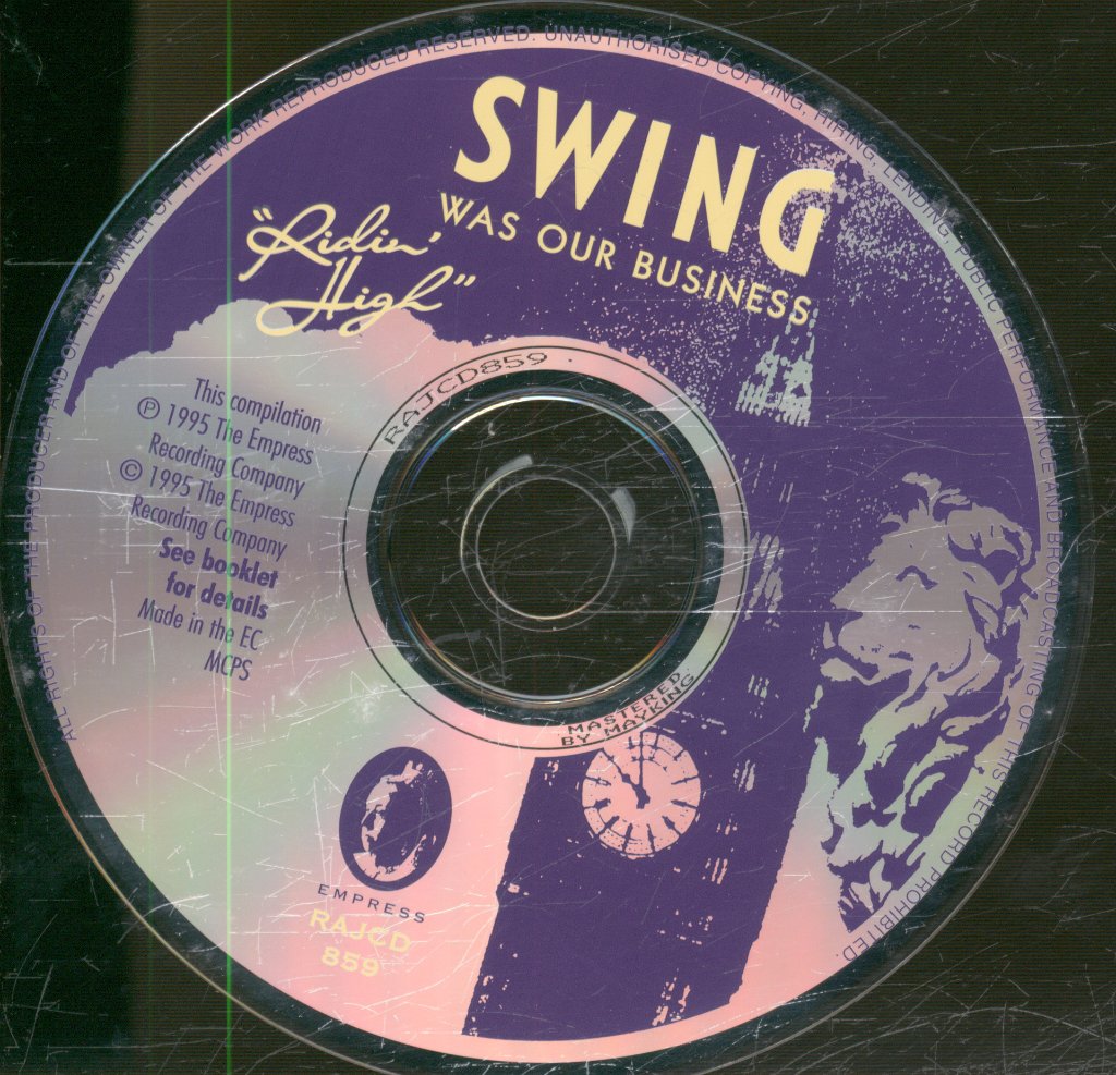 Various Artists - Swing Was Our Business - "Ridin' High" - Cd