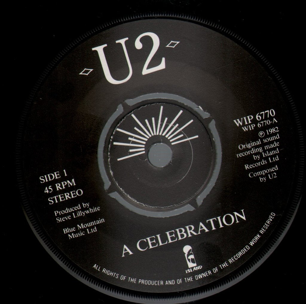 U2 - A Celebration - 7 Inch