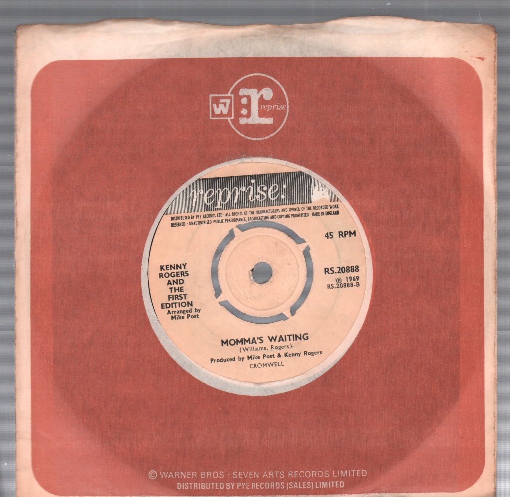 Kenny Rogers And The First Edition - Something's Burning - 7 Inch
