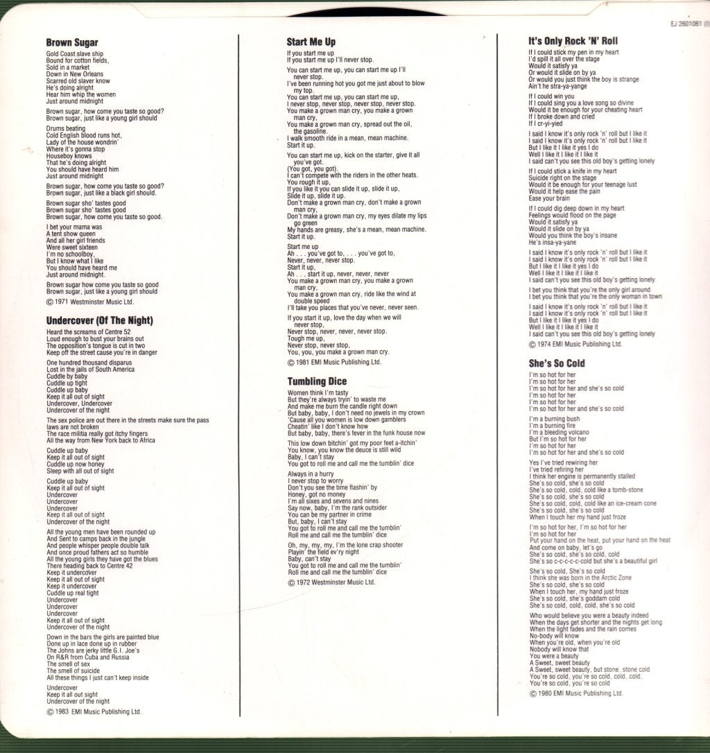 Rolling Stones - Rewind (1971-1984) - Lp