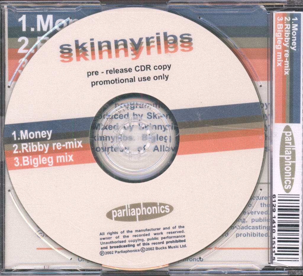 Skinnyribs - Money - Cdr