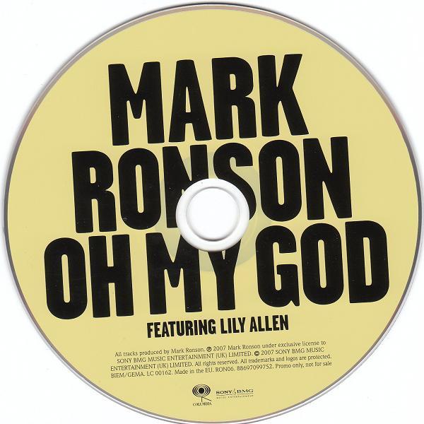 Mark Ronson Featuring Lily Allen - Oh My God - Cd