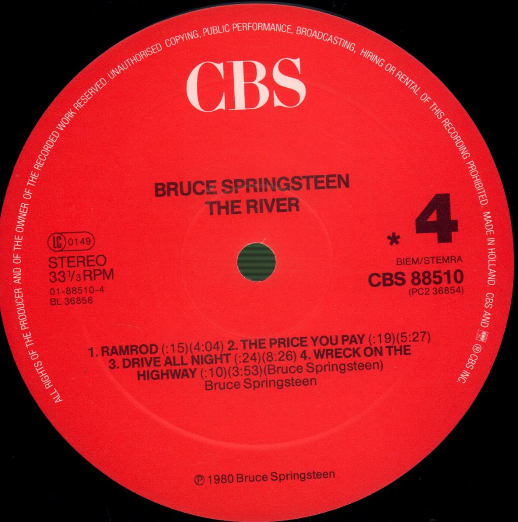 Bruce Springsteen - River - Double Lp