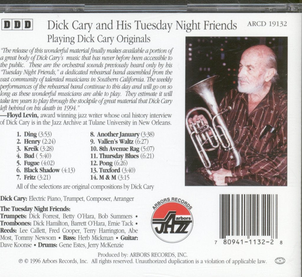 Dick Cary And His Tuesday Night Friends - Playing Dick Cary Originals - Cd