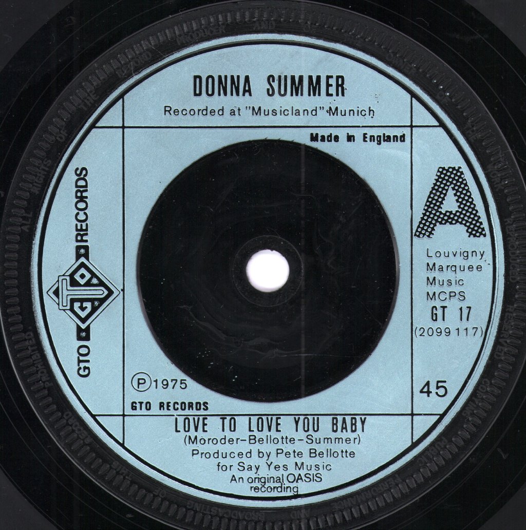 Donna Summer - Love To Love You Baby - 7 Inch