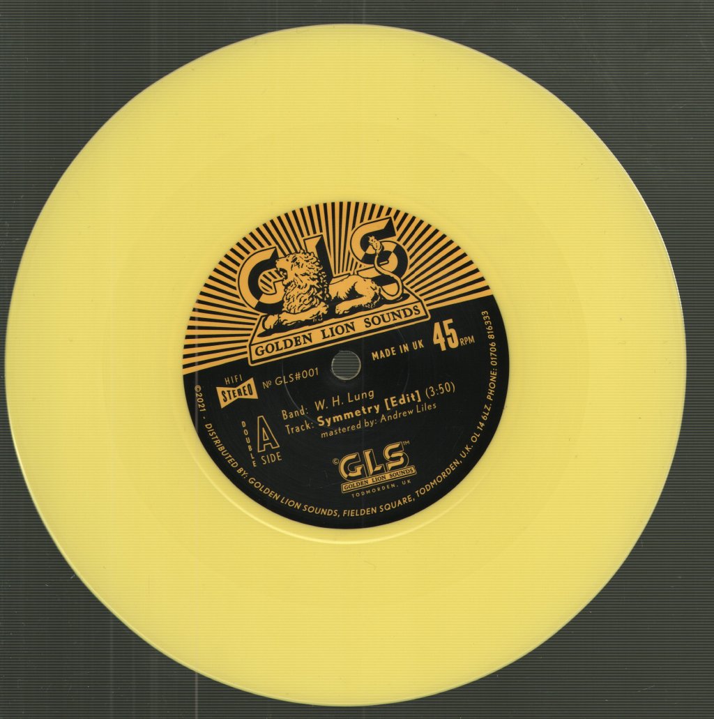 W.H.Lung/Working Men's Club - Symmetry/John Cooper Clarke (Stephen Mallinder & Benge 'Conspiracy' Mix) - 7 Inch