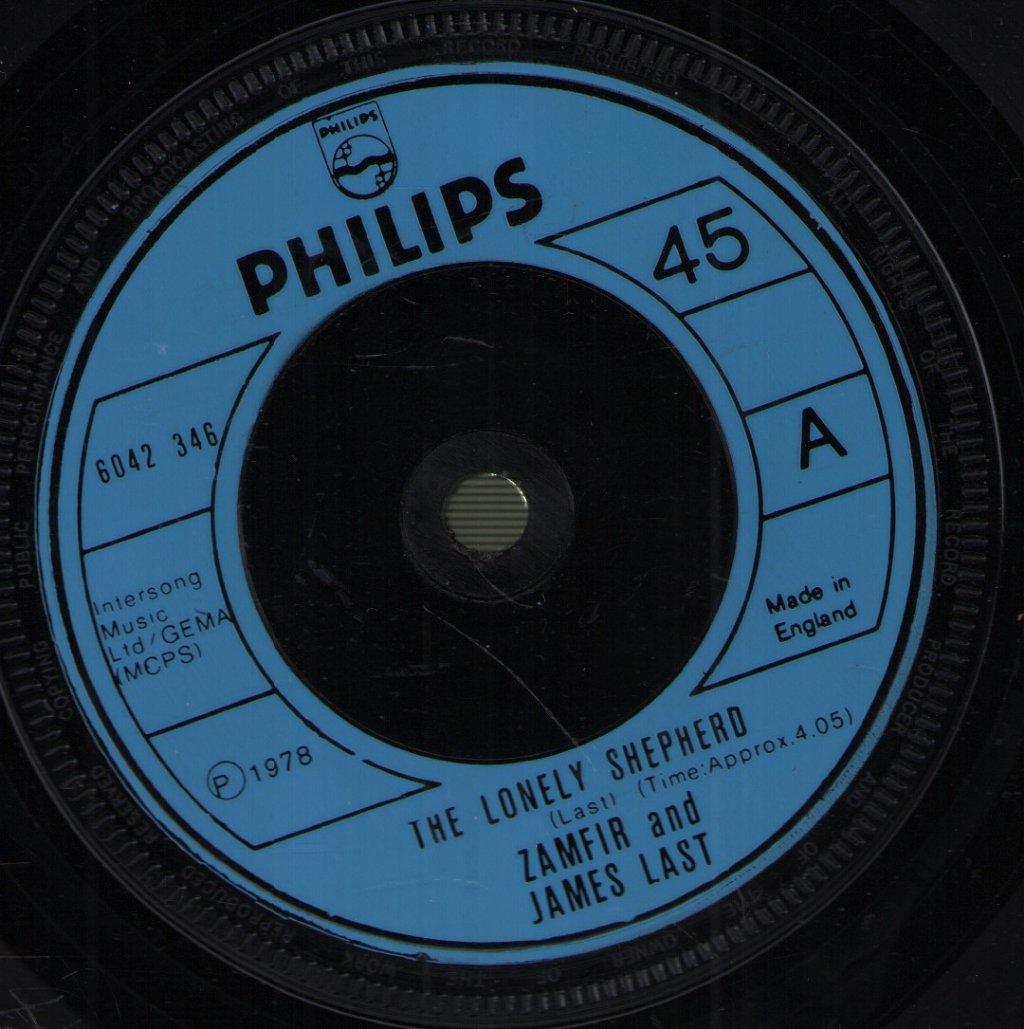 Zamfir And James Last - Lonely Shepherd - 7 Inch