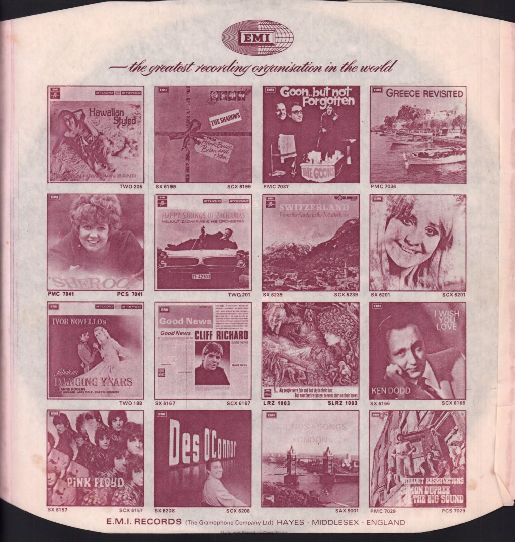 Pink Floyd - Piper At The Gates Of Dawn - Lp