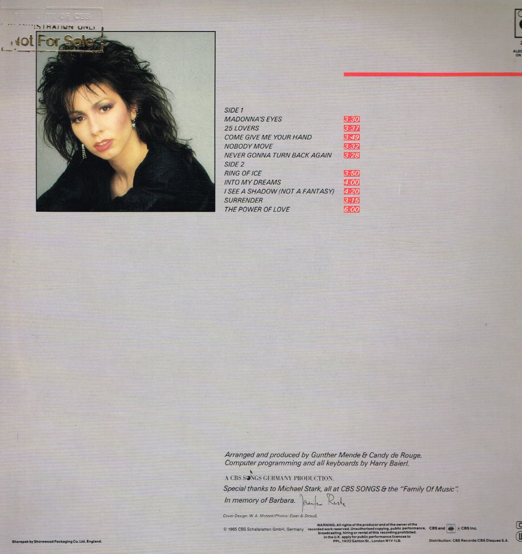 Jennifer Rush - Jennifer Rush - Lp