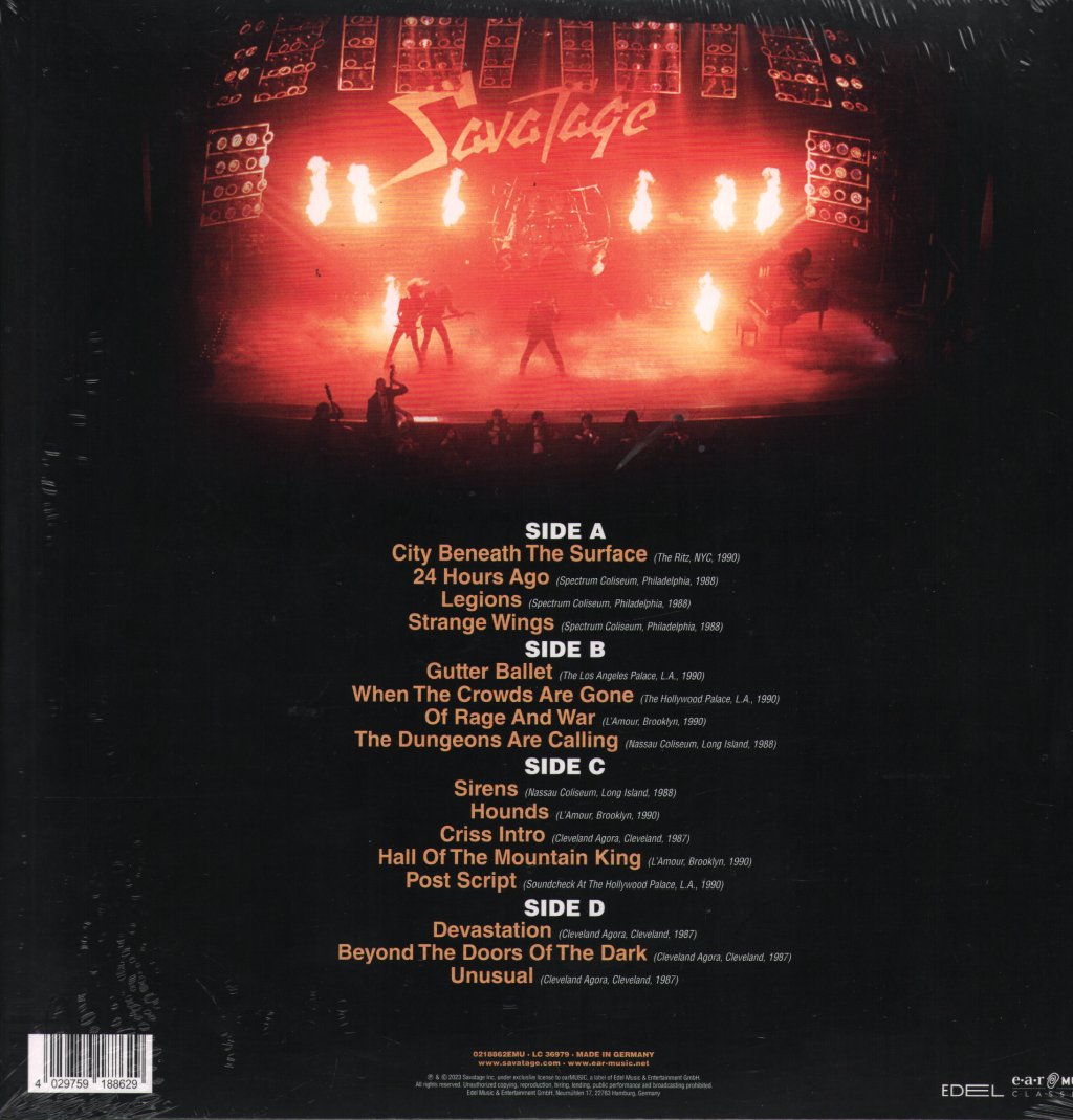 Savatage - Ghost In the Ruins - Double Lp