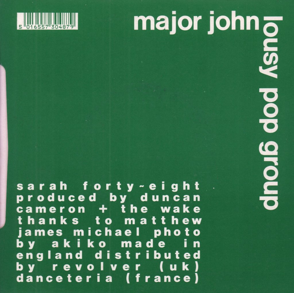 Wake (Indie/New Wave Group) - Major John - 7 Inch