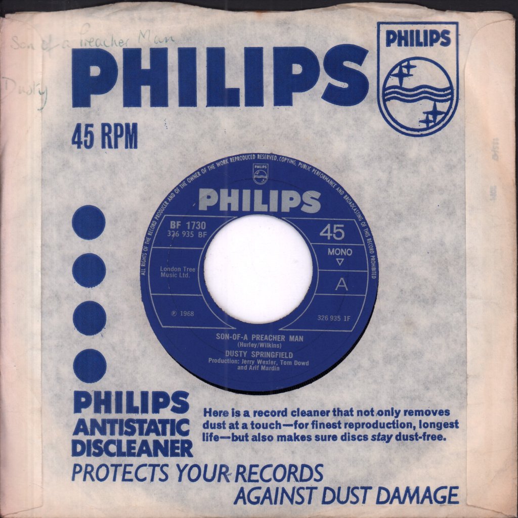 Dusty Springfield - Son-Of-A Preacher Man - 7 Inch