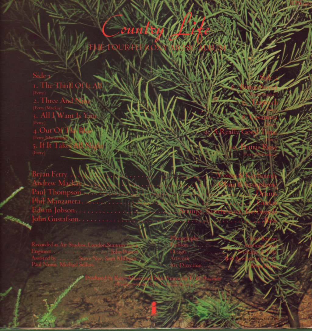 Roxy Music - Country Life - Lp