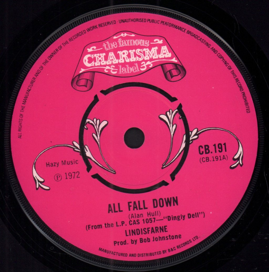 Lindisfarne - All Fall Down - 7 Inch