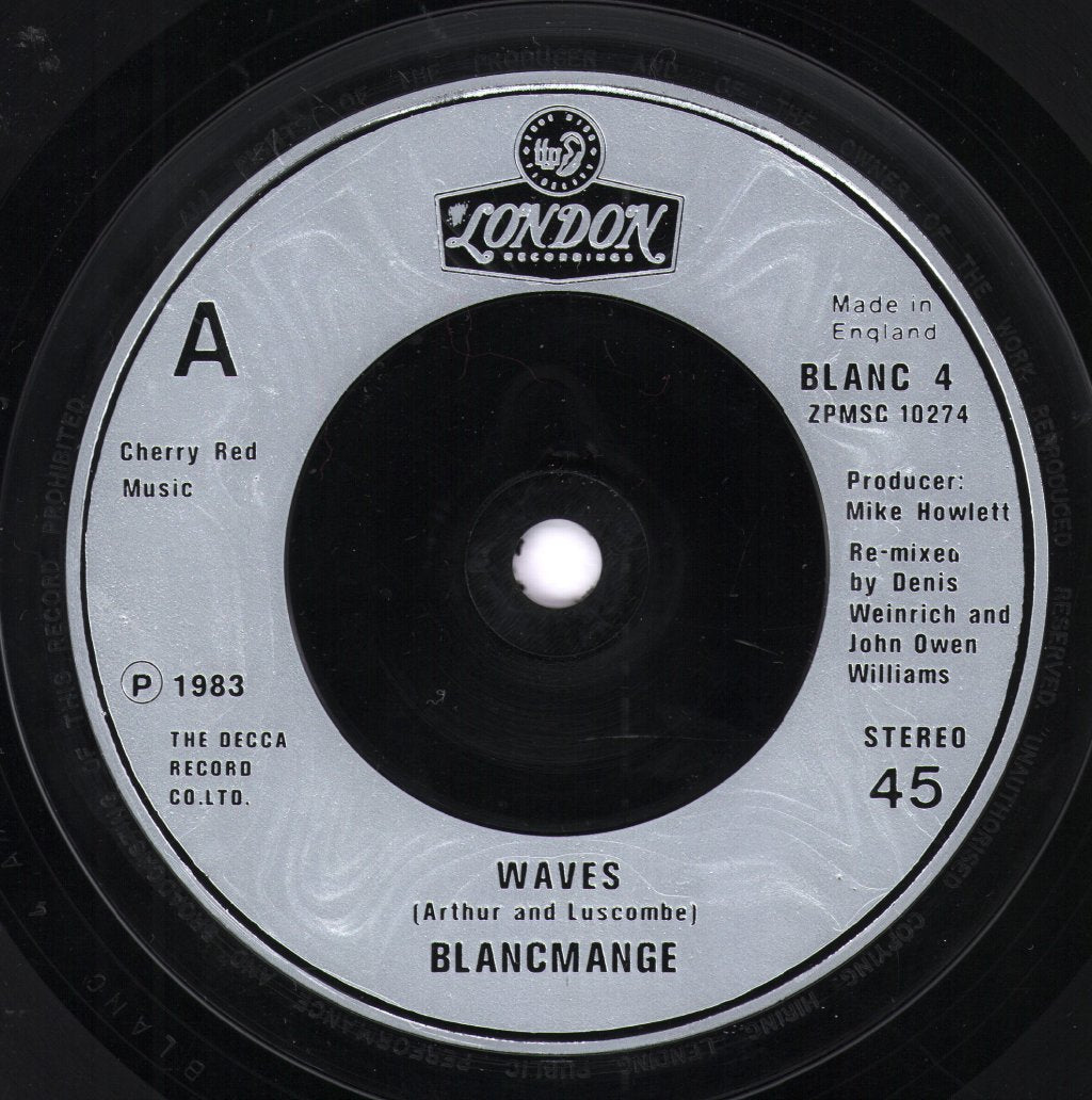 Blancmange - Waves - 7 Inch