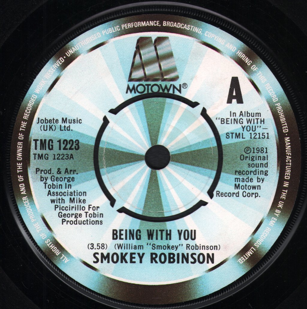 Smokey Robinson - Being With You - 7 Inch