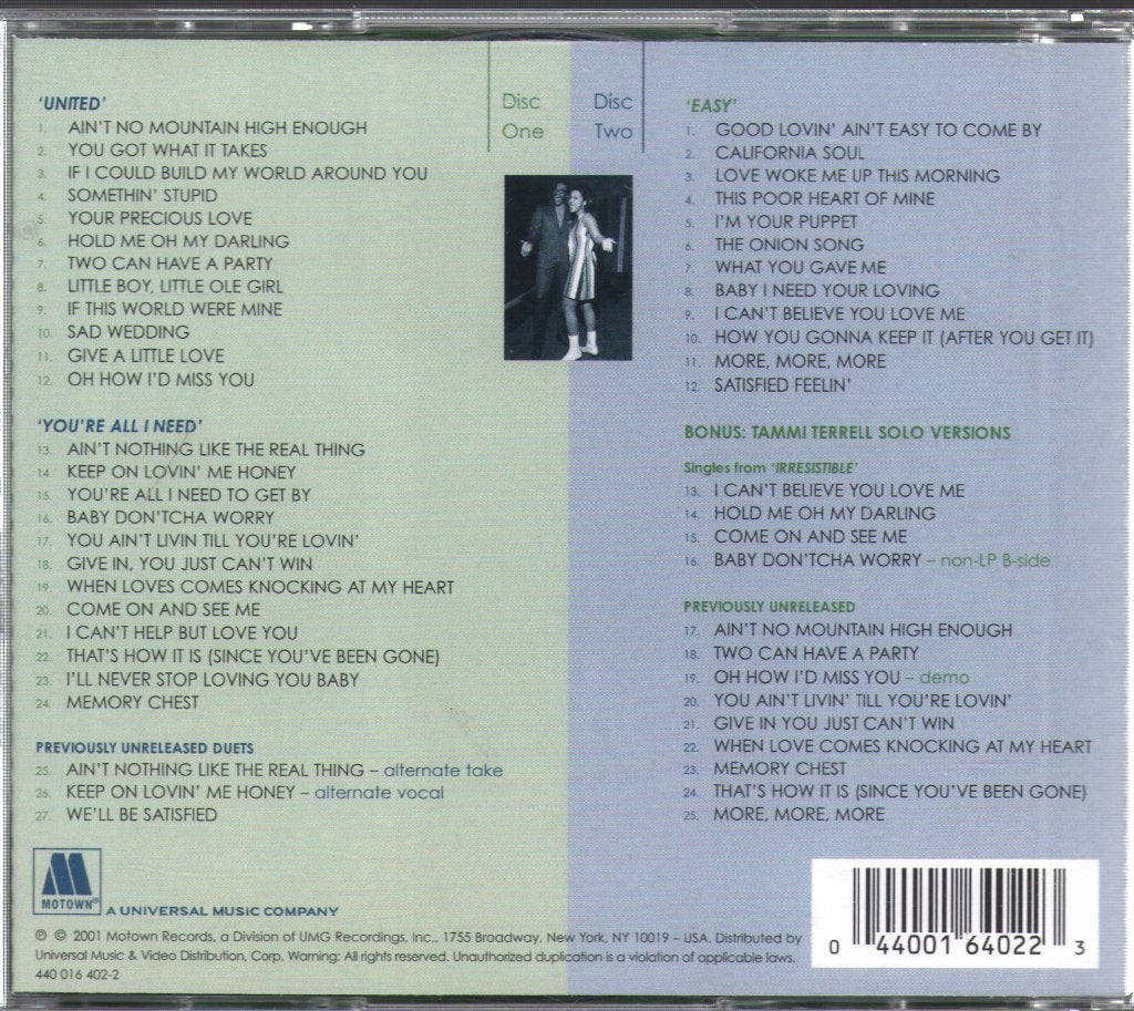 Marvin Gaye And Tammi Terrell - Complete Duets - Double Cd