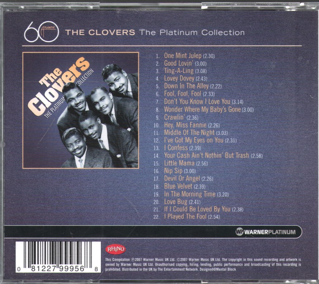 Clovers - Platinum Collection - Cd