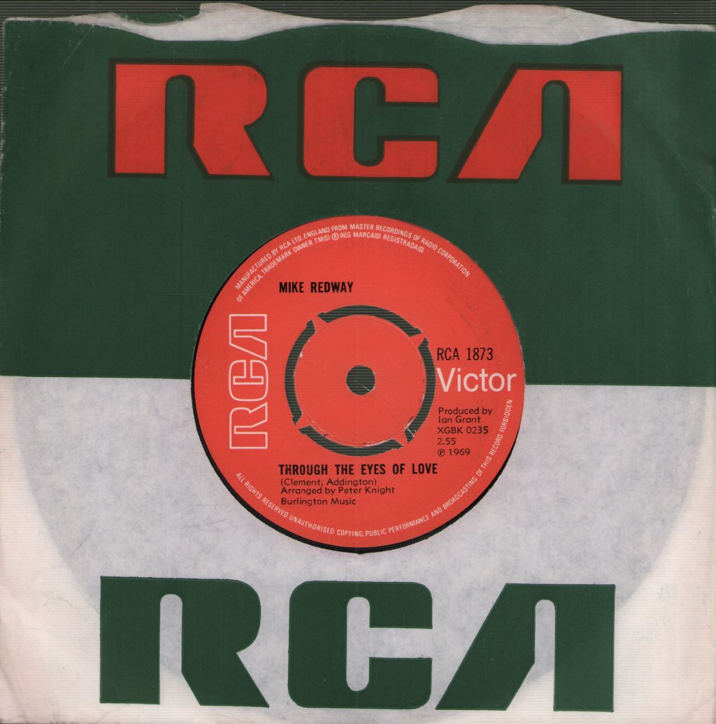 Mike Redway - Through The Eyes Of Love - 7 Inch