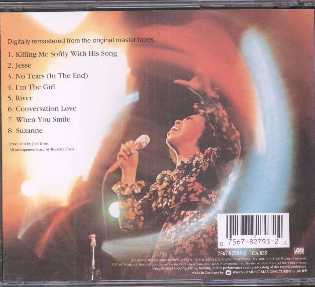 Roberta Flack - Killing Me Softly - Cd