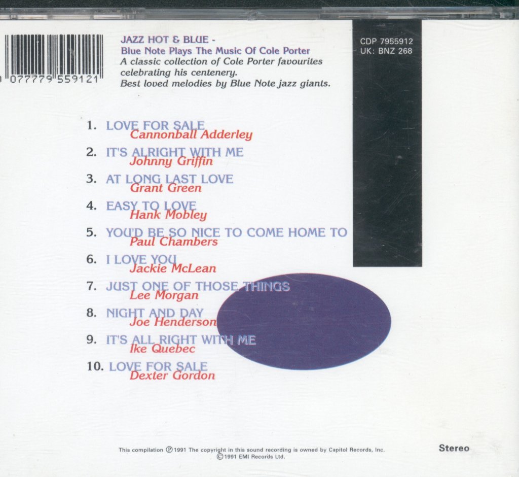 Various Artists - Jazz Hot And Blue - Blue Note Plays The Music Of Cole Porter - Cd