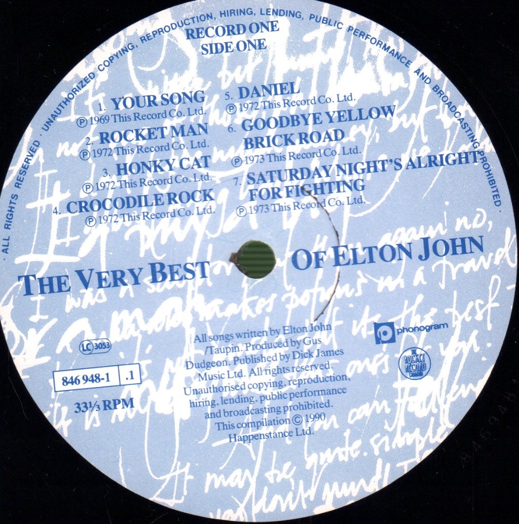 Elton John - Very Best Of - Double Lp