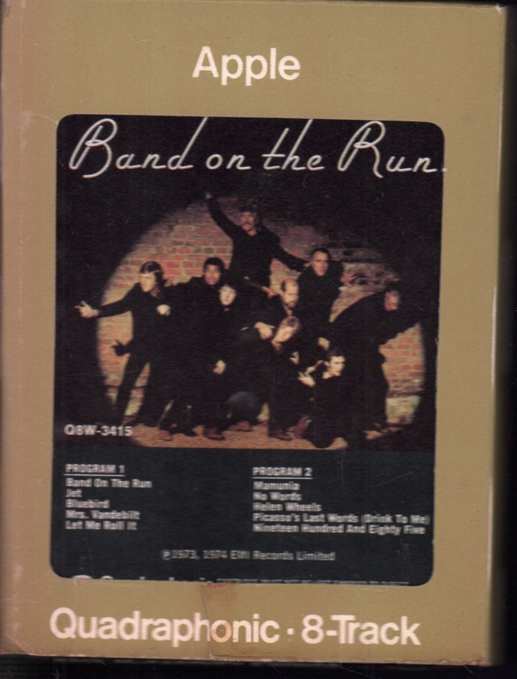 Wings - Band On The Run - 8 Track