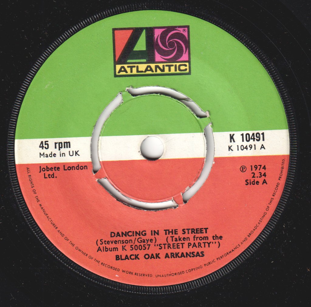 Black Oak Arkansas - Dancing In The Street - 7 Inch