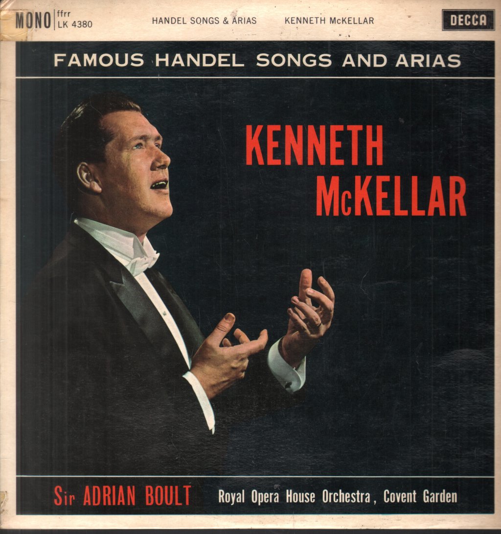 Kenneth McKellar - Handel Songs And Arias - Lp