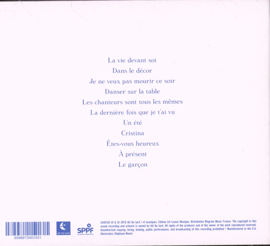 Vincent Delerm - À Présent - Cd
