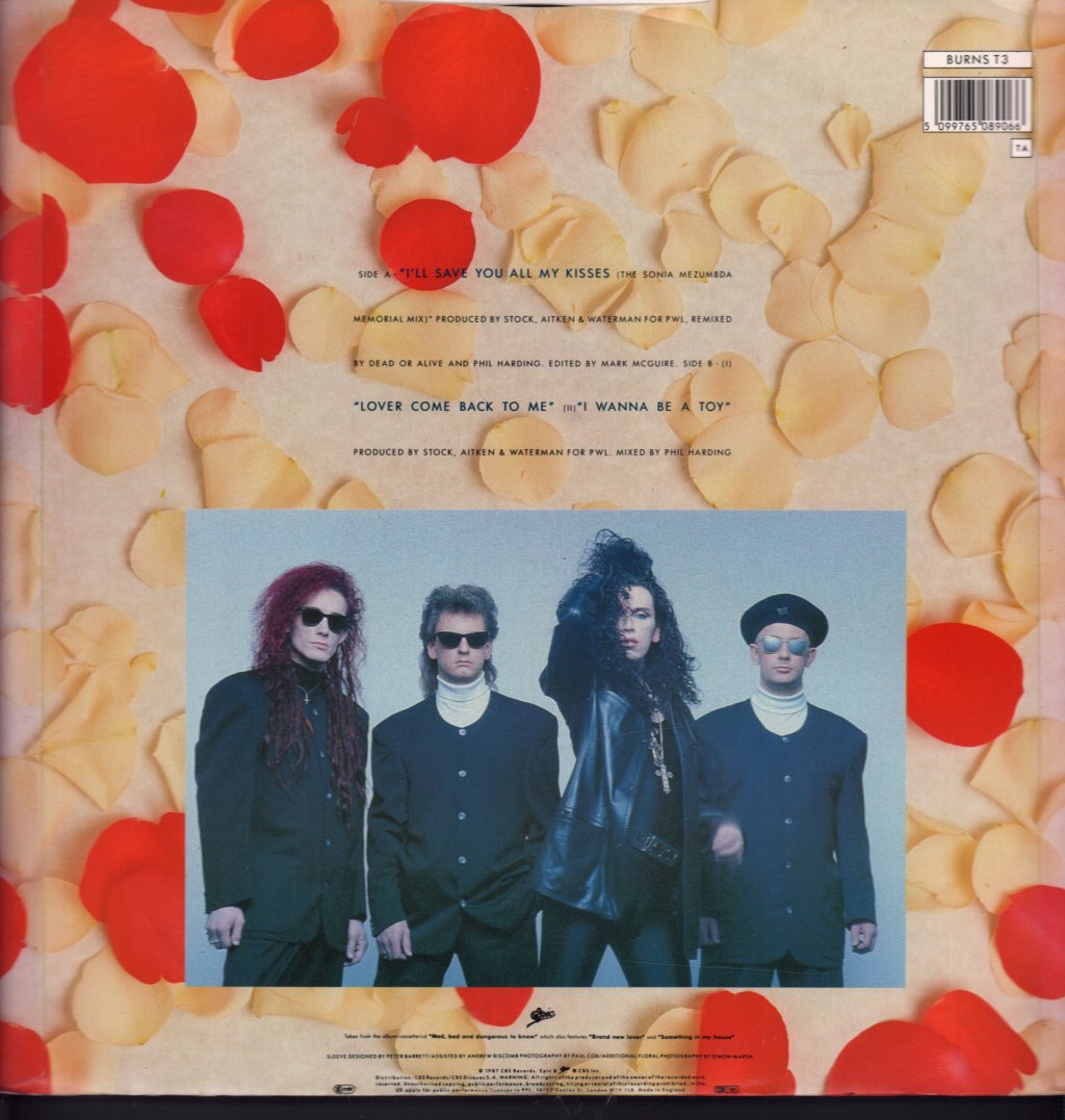 Dead Or Alive - I'll Save You All My Kisses - 12 Inch