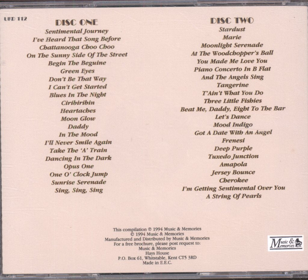Various Artists - Big Bands - Double Cd
