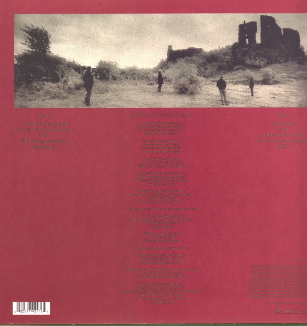 U2 - Unforgettable Fire - Lp