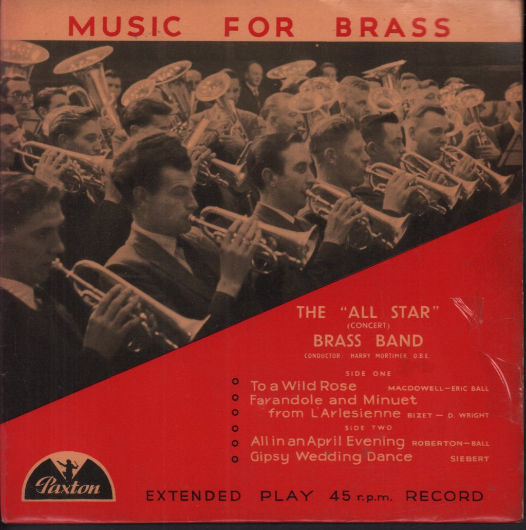 all star concert brass band - Music for Brass - 7 Inch
