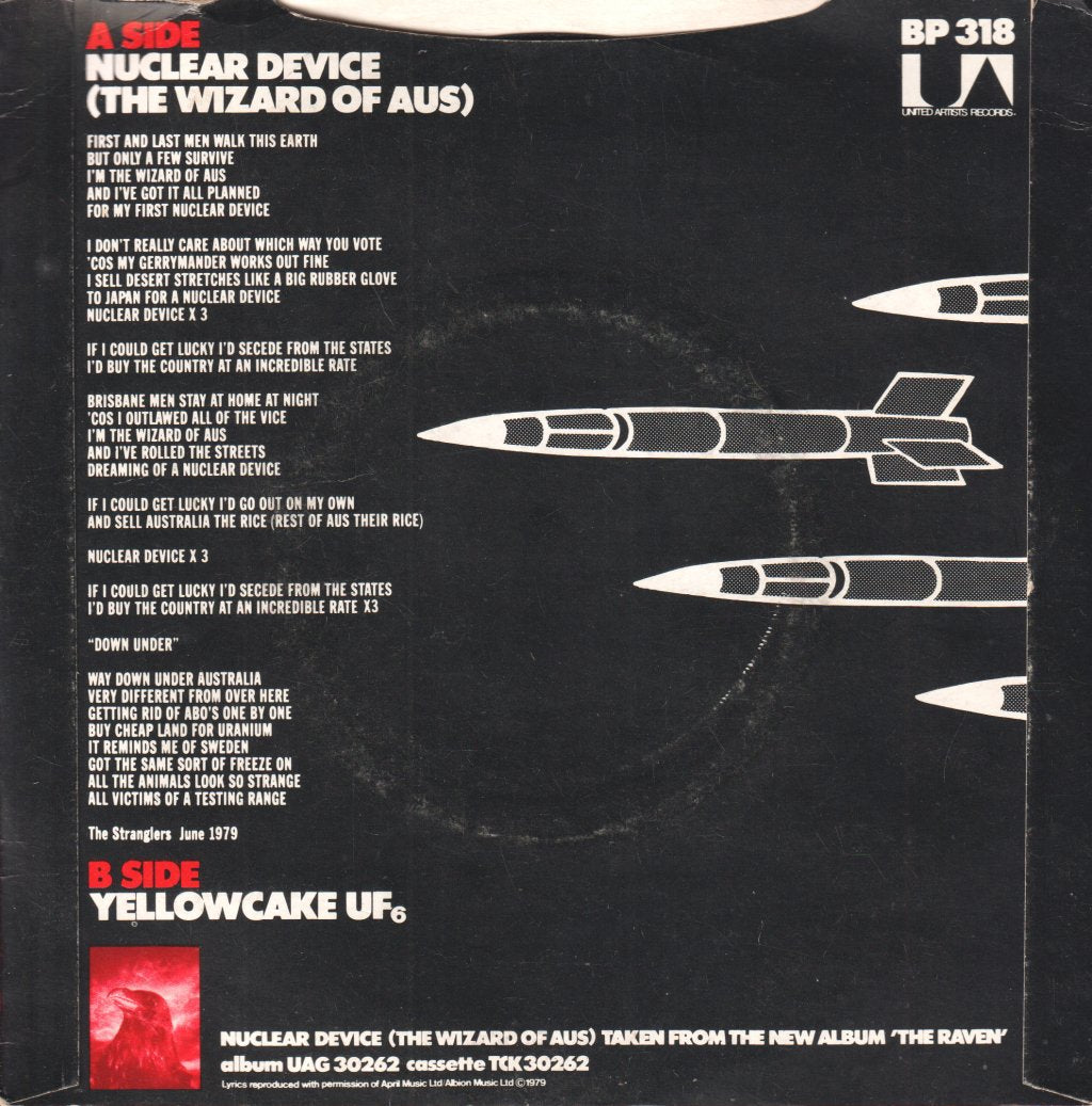 Stranglers - Nuclear Device - 7 Inch