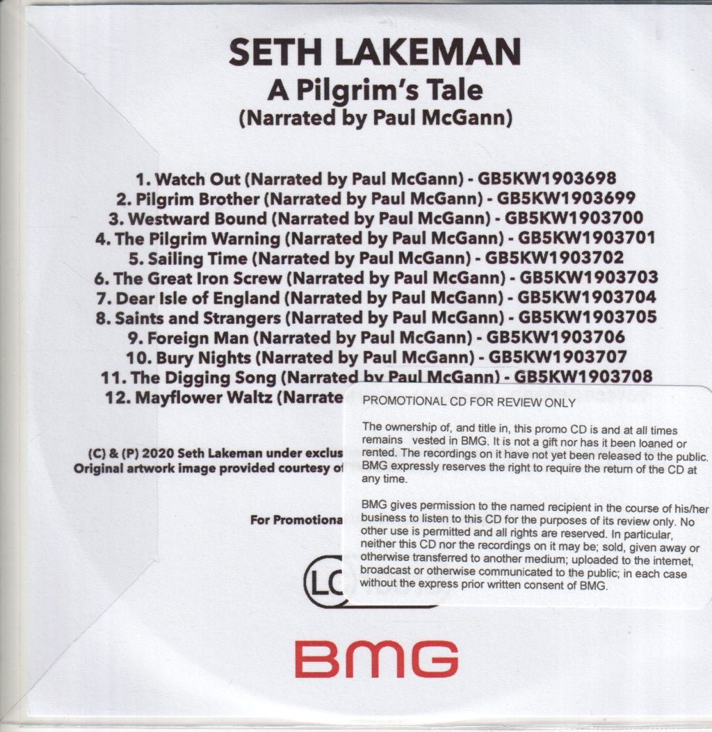 Seth Lakeman - A Pilgrim's Tale - Cdr