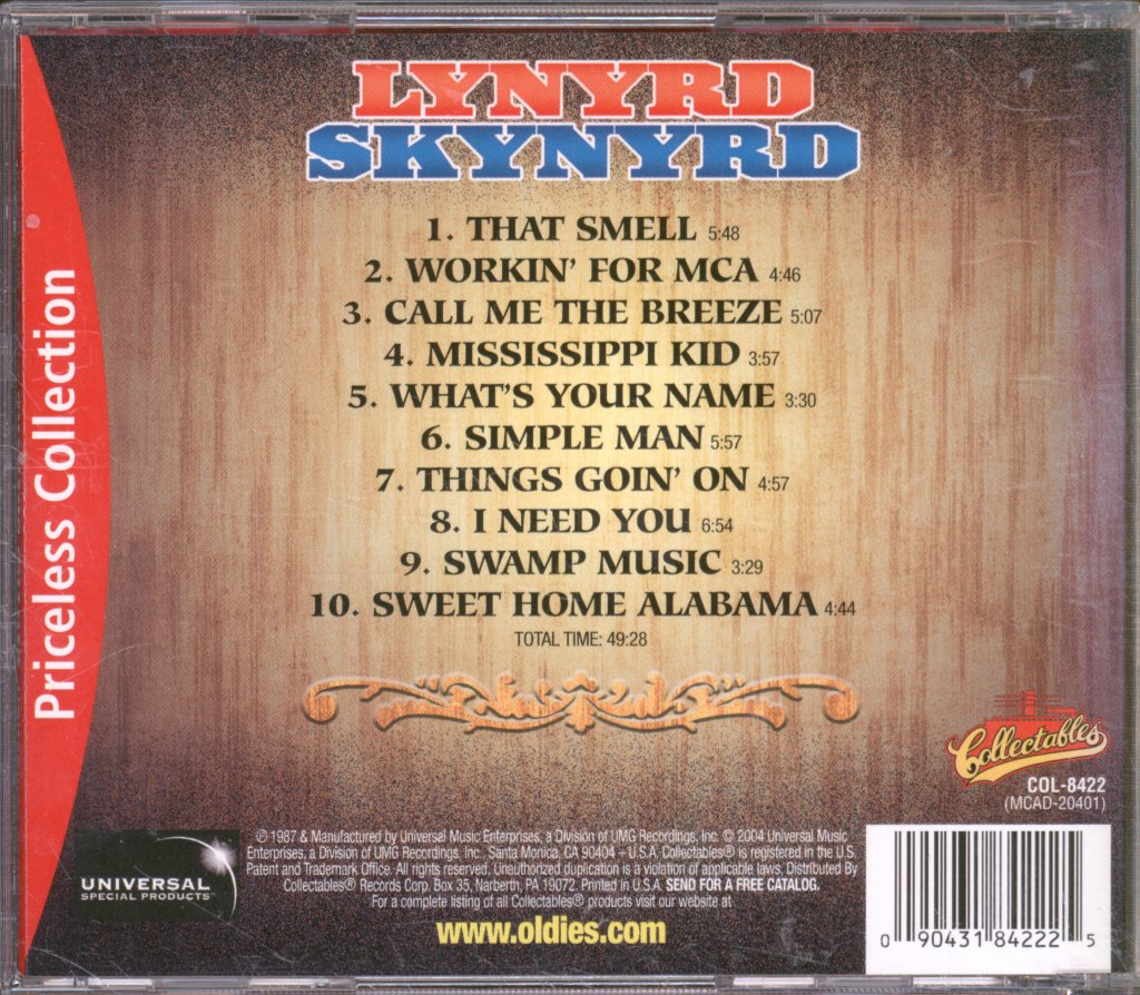 Lynyrd Skynyrd - What's Your Name - Cd