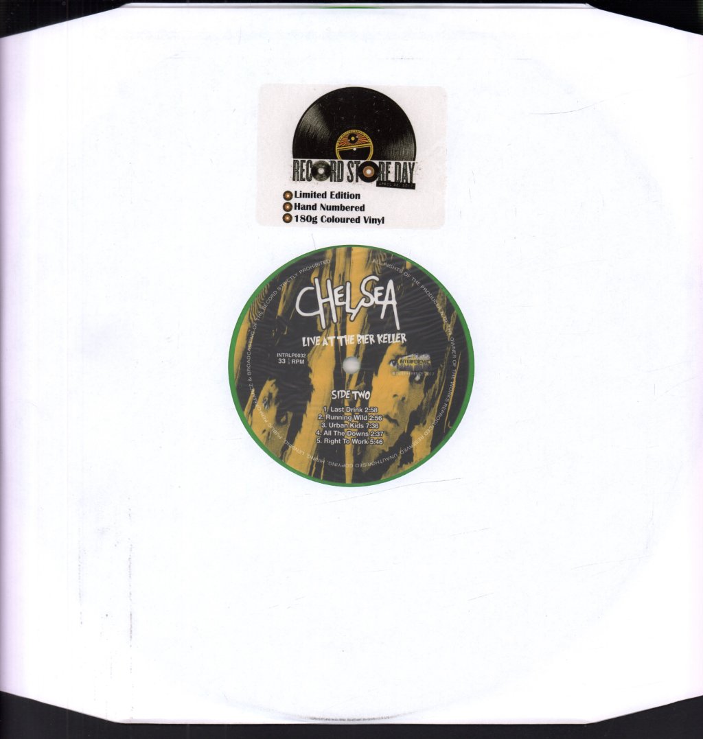 Chelsea - Live At The Bier Keller, Blackpool - Lp
