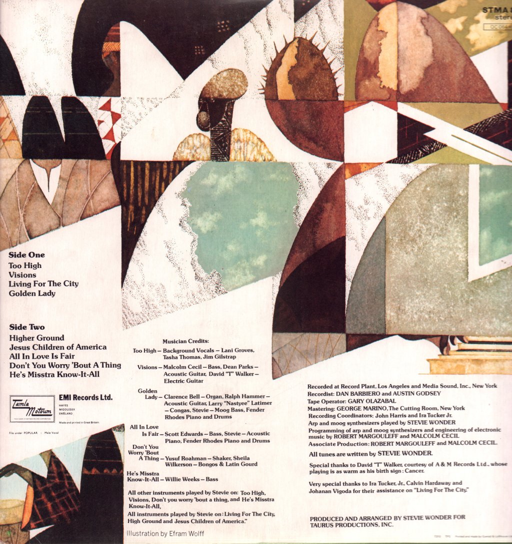 Stevie Wonder - Innervisions - Lp