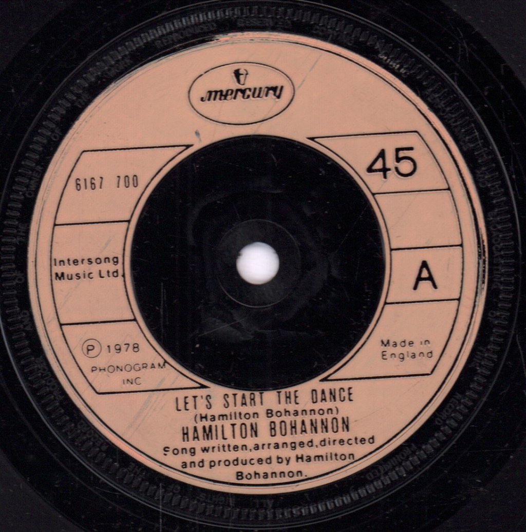 Hamilton Bohannon - Let's Start The Dance - 7 Inch