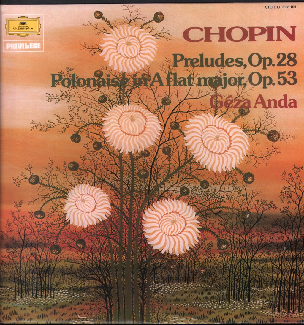 Geza Anda - Chopin - Preludes, Op.28 / Polonaise In A Flat Major, Op.53 - Lp